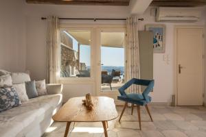 Posezení v ubytování Mykonos Divino