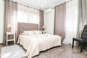Łóżko lub łóżka w pokoju w obiekcie Villa Vita in Elviria