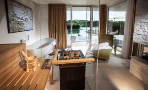 Ruang duduk di Geinberg5 Private Spa Villas