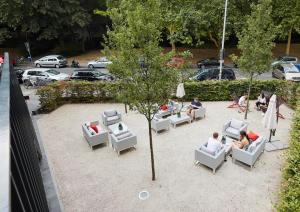 Um jardim em Living Hotel Frankfurt