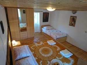 Postel nebo postele na pokoji v ubytování Nike house