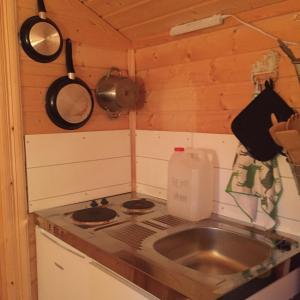 Kuchyň nebo kuchyňský kout v ubytování BIRK bed & birds
