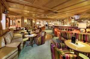 Χώρος καθιστικού στο Boutique-Hotel Bauer
