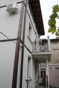 a building with a air conditioner on the side of it at The White House Sofia in Sofia