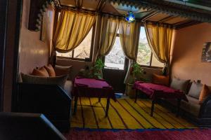 Istumisnurk majutusasutuses Riad Atlas Panorama