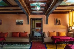 Istumisnurk majutusasutuses Riad Atlas Panorama