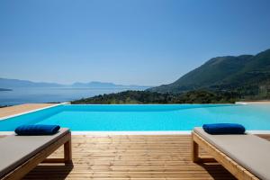 Zdjęcie z galerii obiektu Rachi Sea View Blue Villa w mieście Katouna +37 zdjęć