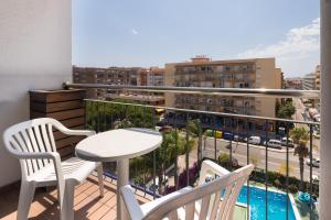 Balkón nebo terasa v ubytování htop Palm Beach & SPA #htopEnjoy