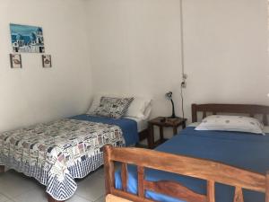Letto o letti in una camera di Hotel Santorini
