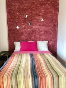 Letto o letti in una camera di Hotel Santorini