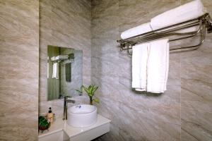 Koupelna v ubytování HODI Hotel