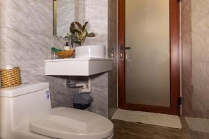 Koupelna v ubytování HODI Hotel