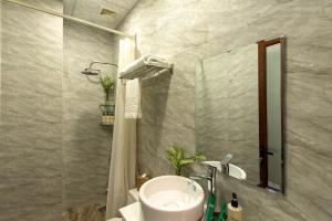 Koupelna v ubytování HODI Hotel
