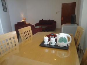 Istumisnurk majutusasutuses Global Towers Hotel & Apartments