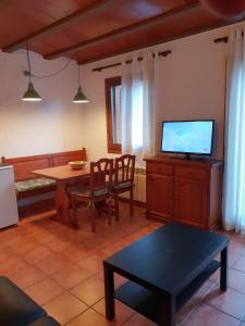 Una televisión o centro de entretenimiento en Apartaments Can Bundanci