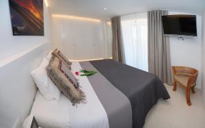 Katil atau katil-katil dalam bilik di Sa plana de Baix