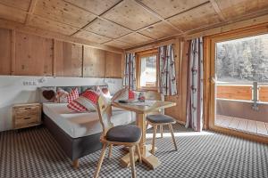 Χώρος καθιστικού στο Hotel Garni Schönblick