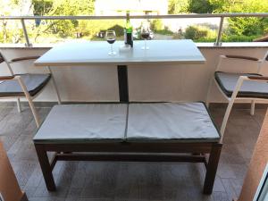 Balkón alebo terasa v ubytovaní Apartments Villa Učka