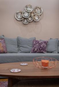 A seating area at Absolute Athens v