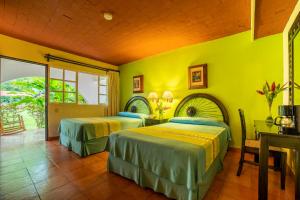 Katil atau katil-katil dalam bilik di Hotel Chichen Itza