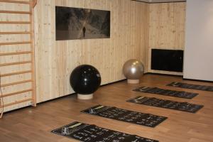 Phòng/tiện nghi tập thể dục tại Appartement 123 La Cordée