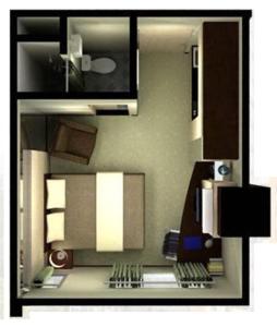 a picture of a bathroom with a pay phone at Jarrdin Cihampelas C2218 in Bandung