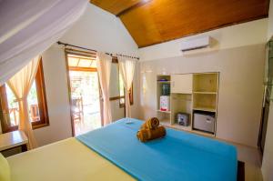 梦幻小屋旅馆客房内的一张或多张床位