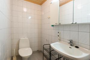 Koupelna v ubytování Jänkäkolo Holiday Home + 17 fotografií