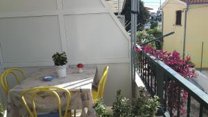 Balkón alebo terasa v ubytovaní Viktorija Apartments
