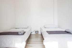 Postel nebo postele na pokoji v ubytování Pokoje Noclegi OrzecH