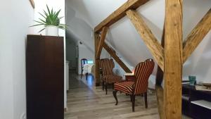 Posezení v ubytování Kisfaludy Sándor Apartman