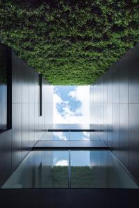 una vista desde el suelo de un edificio con el cielo en MOGANA, en Kioto