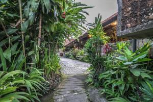 Zahrada ubytování Tegar Guest House Ubud
