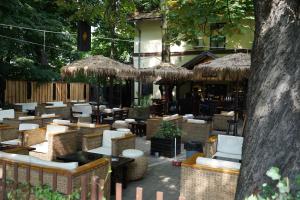 Restorāns vai citas vietas, kur ieturēt maltīti, naktsmītnē Momo's Studio Apartment Zagreb