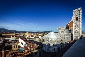 Γενική άποψη της πόλης Φλωρεντία ή θέα της πόλης από  αυτό το διαμέρισμα
