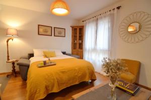 Ένα ή περισσότερα κρεβάτια σε δωμάτιο στο Apartamento Campanero con WIFI