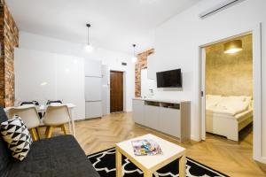 Зона вітальні в Apartament Centrum Krucza