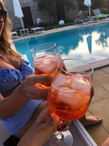 Tenuta Pigliano Hotel italokat is kínál