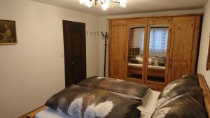 Postel nebo postele na pokoji v ubytování Haus Euphrasia