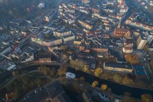 Výhľad na mesto Bydgoszcz alebo výhľad na mesto priamo z apartmánu