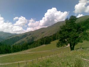 Paesaggio naturale nelle vicinanze dell'affittacamere