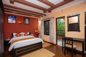 Voodi või voodid majutusasutuse Gurung's Home toas