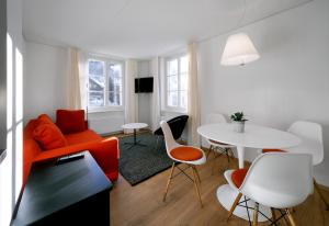 Istumisnurk majutusasutuses Hotel Sternen