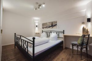 Cama o camas de una habitación en Appartements Oberdorfer