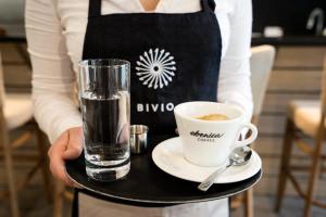 Príslušenstvo na prípravu kávy alebo čaju v ubytovaní BIVIO hotel