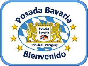 תעודה, פרס, שלט או מסמך אחר המוצג ב-Posada Bavaria