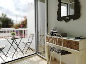 Balkón nebo terasa v ubytování Hostal Tres Soles