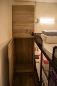 Postel nebo postele na pokoji v ubytování Hostel Jiizu