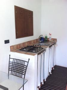 Kuchyň nebo kuchyňský kout v ubytování Bed and Breakfast Nefer