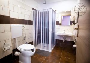 Koupelna v ubytování Hotel Paganini